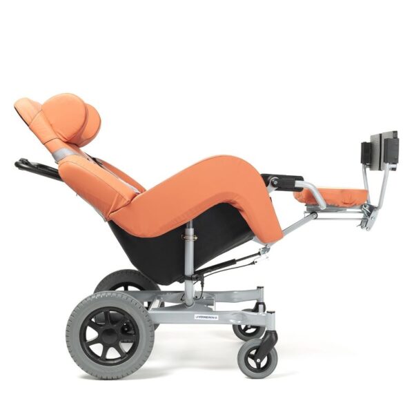 Coraille Orange - Side view - B06 - tilted Cadeirão Coraille
