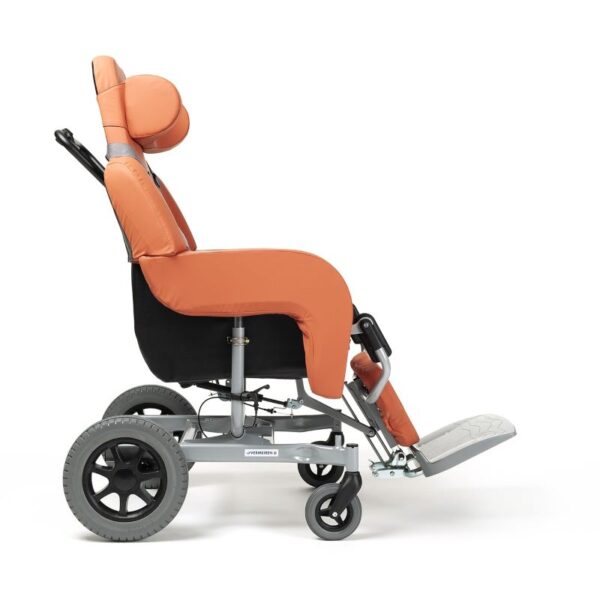 Coraille orange - side view Cadeirão Coraille