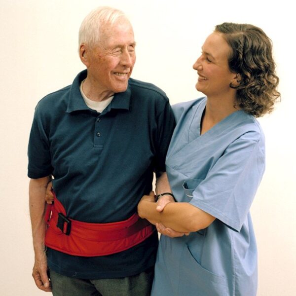 Handicare_SystemRoMedic_EasyBelt_hug_environment Cinto de transferência FlexiBelt
