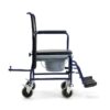 139E - sideview - armrest lowered Cadeira sanitária com rodas 139E
