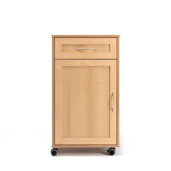 385 no tablet - 8001250 - front view 385 Mesa de cabeceira com estante