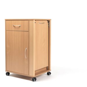 385  Mesa de cabeceira com estante