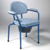 9062 C9 blue frame Cadeira sanitária fixa 9062 (5 unidades por embalagem)