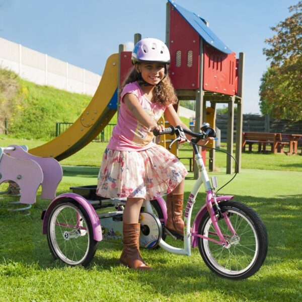 2215 HAPPY triciclo 16" - rosa e branco 2215 HA