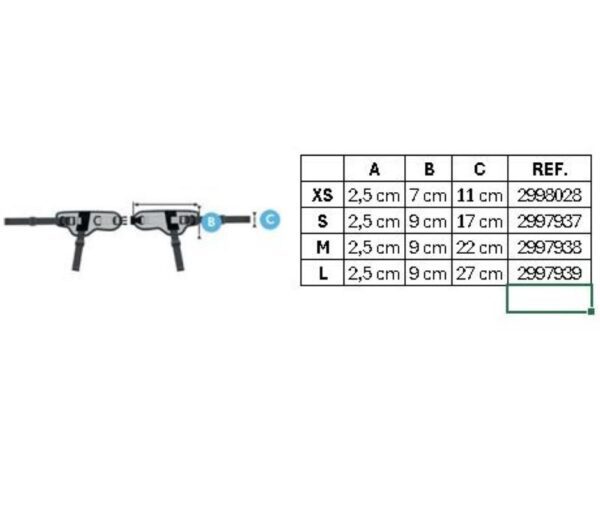 NEOFLEX Cinto pélvico 4 pontos Neo 30.02