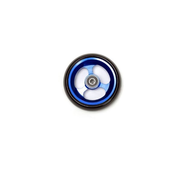 Rodas dianteiras largas Azul ALU 3"
