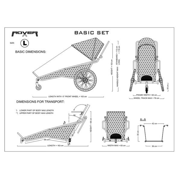 Carrinho xRover Reha STANDARD