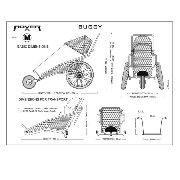 Carrinho xRover Reha BUGGY