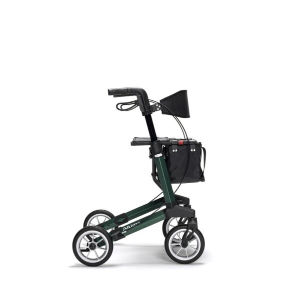 Altima Green - Side view Altima Premium Rollator